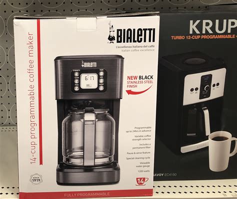 Made of stainless steel, this sleek <strong>coffee maker</strong> has a space-efficient design that. . Target coffee makers